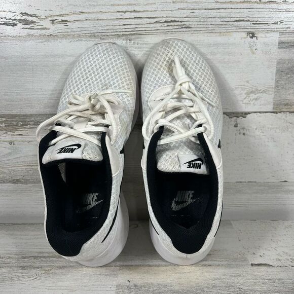 Nike Womens Tanjun Lace Up Running Athletic Sneakers White‎ Size 8.5 - Picture 7 of 9